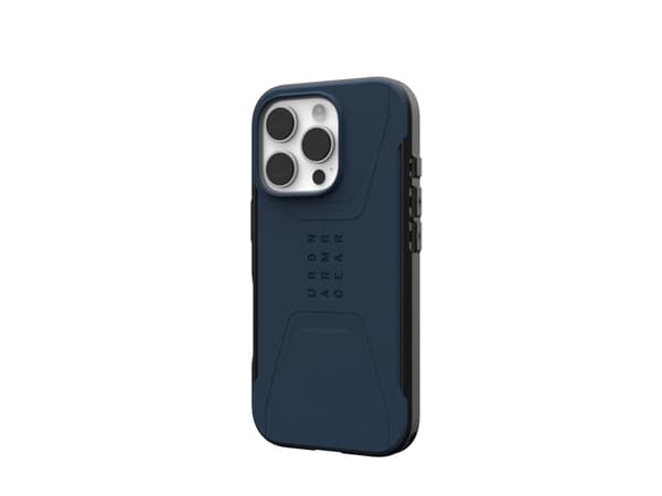 Urban Armour Gear Civilian, Skal, Apple, iPhone 16 Pro, 16 cm (6,3"), Marinblå