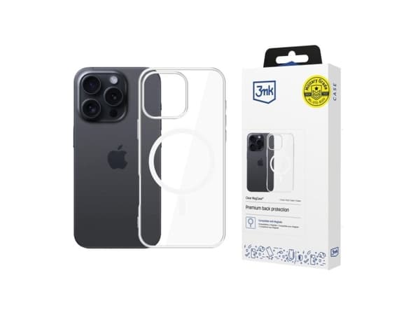 3MK Clear MagCase, Omslag, Apple, iPhone 16 Pro Max, 17,5 cm (6.9"), Transparent