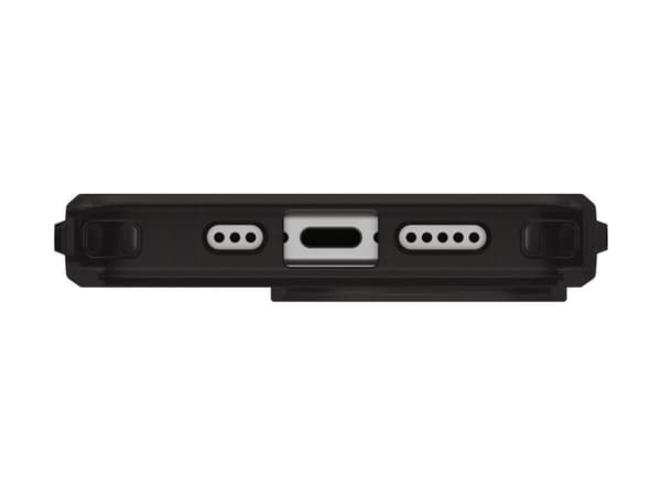UAG Plyo Series - Baksidedeksel for mobiltelefon - MagSafe-samsvar - PC-bakplate, termoplastisk polyuretanramme (TPU) - svart/bronse - for Apple iPho