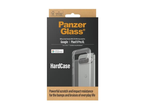 PanzerGlass HardCase - Baksidedeksel for mobiltelefon - resirkulert plast - gjennomsiktig - for Google Pixel 9 Pro XL