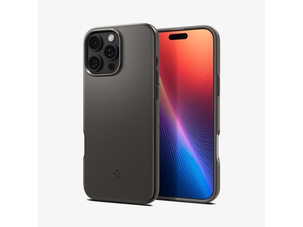 Spigen Thin Fit, kansi, Apple, iPhone 16 Pro Max, 17,5 cm (6,9"), harmaa
