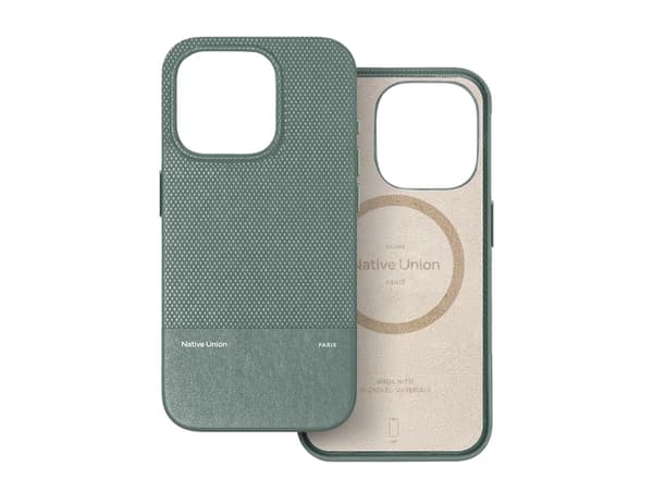 Native Union RECLA-GRN-NP24P, Omslag, Apple, iPhone 16 Pro, 16 cm (6.3"), Grön