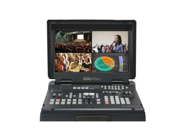 DataVideo HS-1600T MARK II, 2 kanaler, 384 Kbit/s, AAC-LC, AVC, H.264, MP4, Stereo headphone, Sort