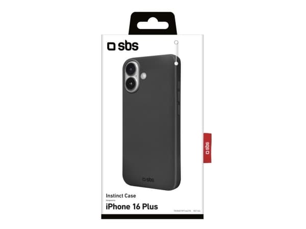 SBS TEINSTIP1667K, Cover, Apple, iPhone 16 Plus, 17 cm (6.7"), Black