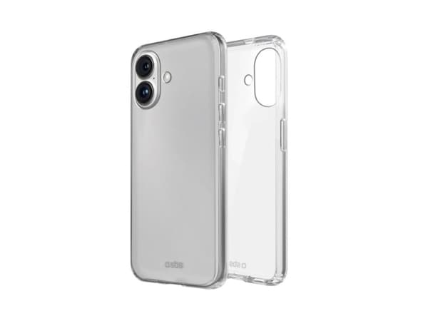 SBS TESKINIP1667T, Etui, Apple, iPhone 16 Plus, 17 cm (6.7"), Gjennomsiktig