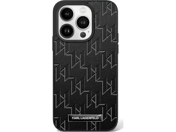 Karl Lagerfeld Karl Lagerfeld KLHMP16SPKHPORPK iPhone16 6.1" czarny/black hardcase Hot Stamp Magsafe