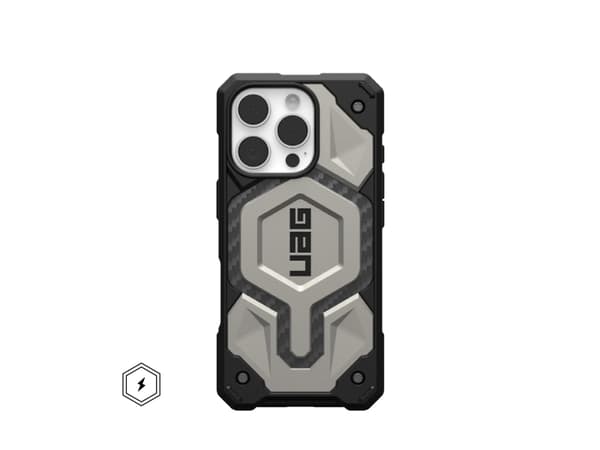 Urban Armor Gear Monarch Pro, Etui, Apple, iPhone 16 Pro, 16 cm (6.3"), Titan