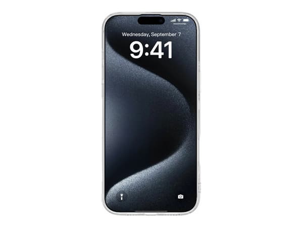 eSTUFF Infinite Vienna - Baksidedeksel for mobiltelefon - 100% recycled plastic - termoplast-polyuretan (TPU) - gjennomsiktig - for Apple iPhone 16 P