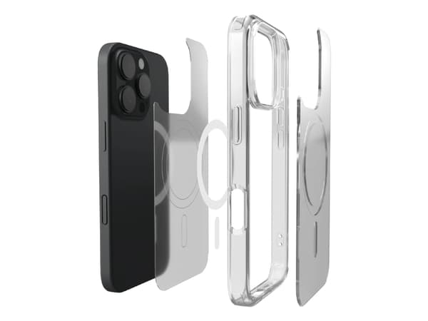 Puro Silikoni kotelo Puro Lite Mag Mag MagSafe iPhone 16 Pro Max - kirkas - selkeä