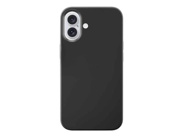 Cellularline Sensation - iPhone 16 Plus Soft-touch silicone case, Cover, Apple, iPhone 16 Plus, 17 cm (6.7"), Black