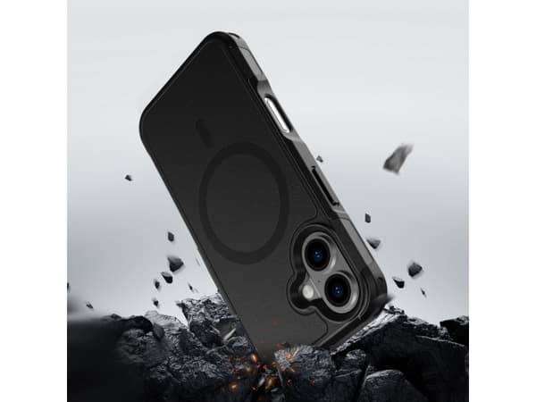4smarts 541179, Cover, Apple, iPhone 16, 15.5 cm (6.1"), Black