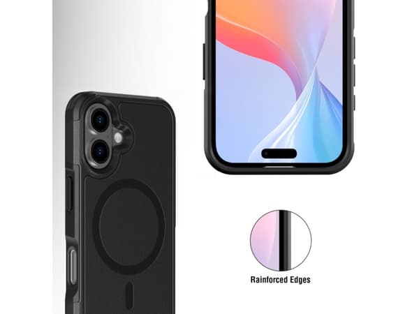 4smarts 541179, Cover, Apple, iPhone 16, 15.5 cm (6.1"), Black