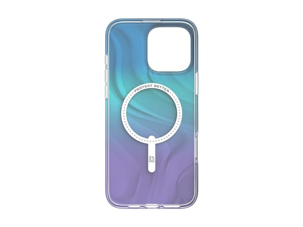 ZAGG Milan Snap - Baksidedeksel for mobiltelefon - MagSafe-samsvar - dyp aurora - for Apple iPhone 16 Pro Max