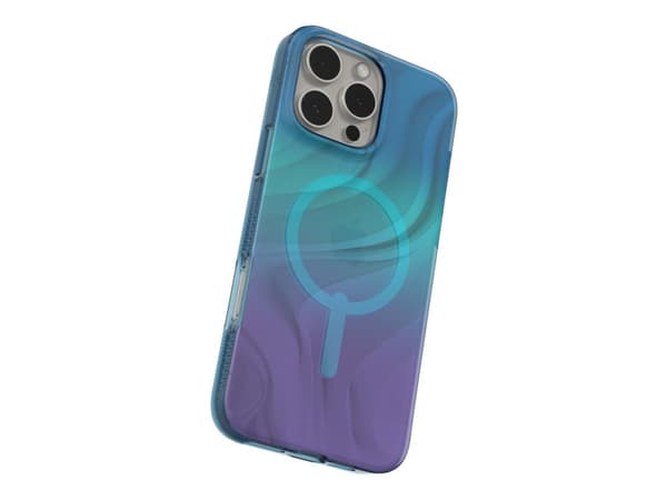 ZAGG Milan Snap - Baksidedeksel for mobiltelefon - MagSafe-samsvar - dyp aurora - for Apple iPhone 16 Pro Max