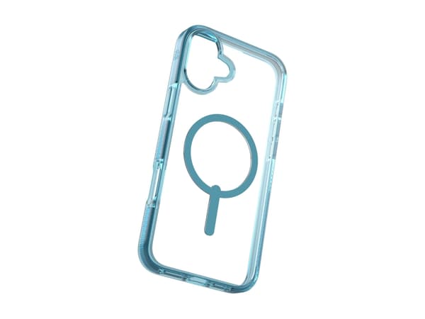 Zagg Santa Cruz Snap - Baksidedeksel for mobiltelefon - MagSafe-samsvar - retroblå - for Apple iPhone 16 Plus