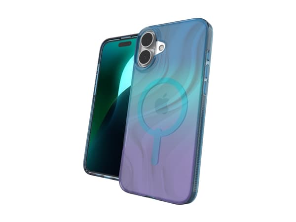 ZAGG Milan Snap - Baksidedeksel for mobiltelefon - MagSafe-samsvar - dyp aurora - for Apple iPhone 16 Plus