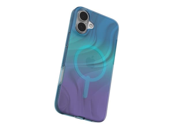ZAGG Milan Snap - Baksidedeksel for mobiltelefon - MagSafe-samsvar - dyp aurora - for Apple iPhone 16 Plus
