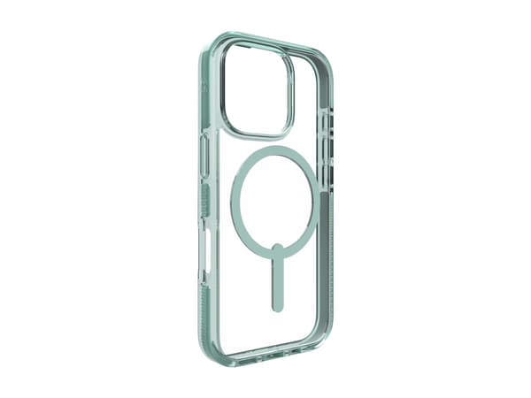 Zagg Santa Cruz Snap - Baksidesskydd för mobiltelefon - MagSafe-kompatibilitet - grafen - grön - för Apple iPhone 16 Pro