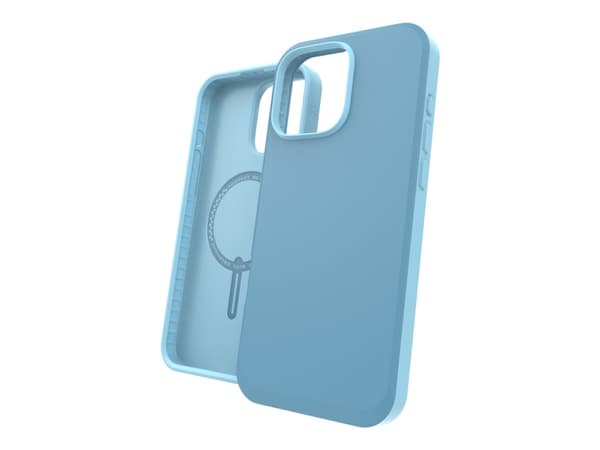 Zagg SoHo Snap - Baksidesskydd för mobiltelefon - MagSafe-kompatibilitet - grafen, termoplastisk polyuretan (TPU) - blå - för Apple iPhone 16 Pro Max