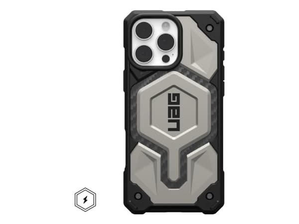 UAG UAG Monarch Pro - beskyttelsesdeksel for iPhone 16 Pro Max, kompatibel med MagSafe (titan)