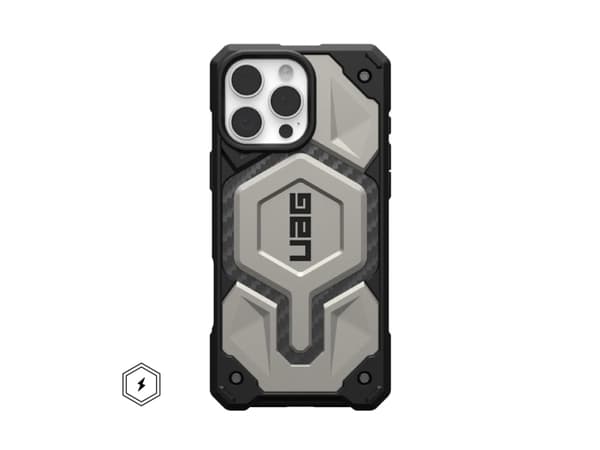 UAG UAG Monarch Pro - beskyttelsesdeksel for iPhone 16 Pro Max, kompatibel med MagSafe (titan)