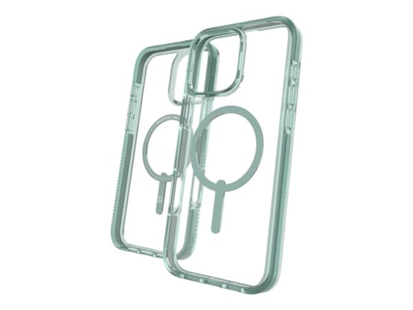 Zagg Santa Cruz Snap - Baksidesskydd för mobiltelefon - MagSafe-kompatibilitet - grafen - grön - för Apple iPhone 16 Pro Max