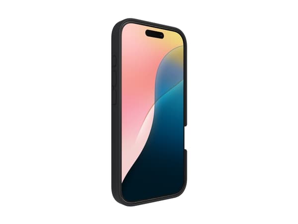 ZAGG Manhattan Snap - Baksidesskydd för mobiltelefon - MagSafe-kompatibilitet - silikon, grafen - svart - för Apple iPhone 16 Pro