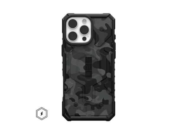 UAG UAG UAG Pathfinder SE Magsafe - suojakotelo iPhone 16 Pro Max -puhelimelle, joka on yhteensopiva MagSafen kanssa (midnight camo)