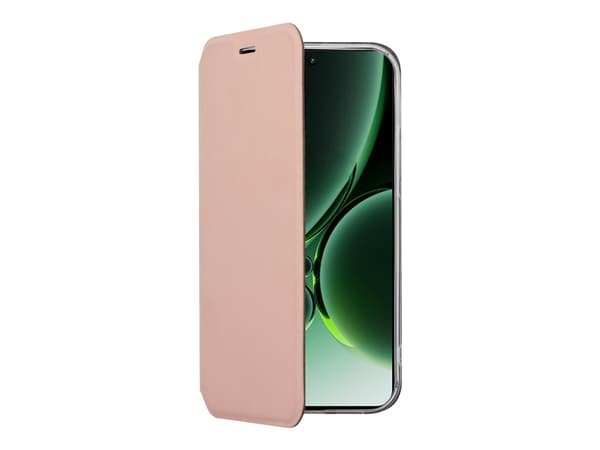 Screenor Clever - Vikbart fodral för mobiltelefon - eco-läder, termoplastisk polyuretan (TPU) - rosa - för OnePlus Nord 4