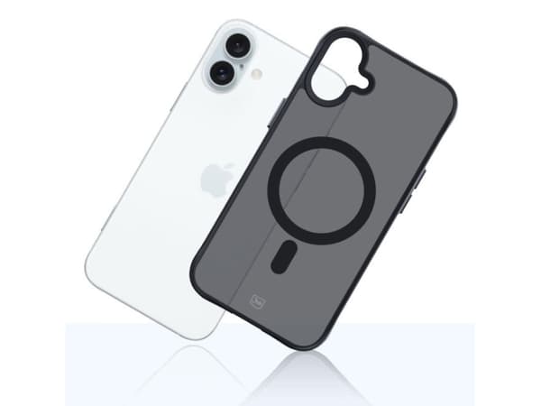 3MK Smoke MagCase, Cover, Apple, iPhone 16 Plus, 17 cm (6.7"), Black