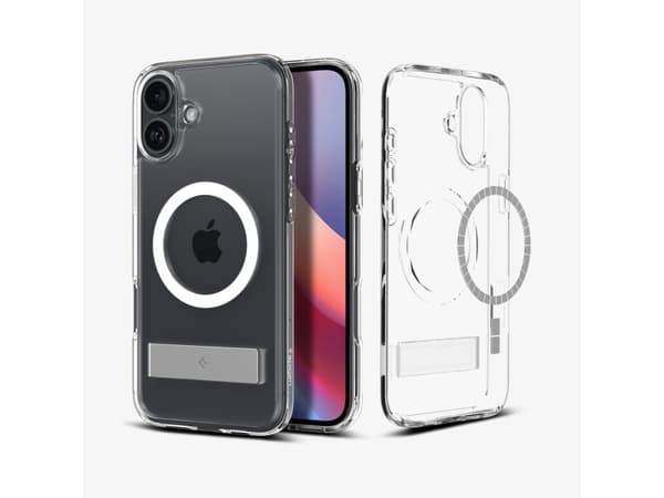 Spigen Ultra Hybrid S (MagFit), Omslag, Apple, iPhone 16 Plus, 17 cm (6.7"), Transparent