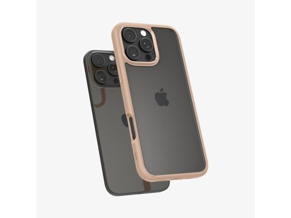 Spigen Ultra Hybrid, Omslag, Apple, iPhone 16 Pro Max, 17,5 cm (6.9"), Rosa, Transparent