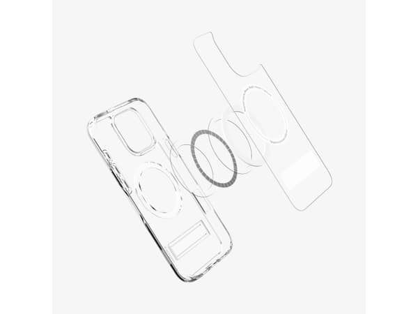 Spigen Ultra Hybrid S (MagFit), Omslag, Apple, iPhone 16 Pro, 16 cm (6.3"), Transparent