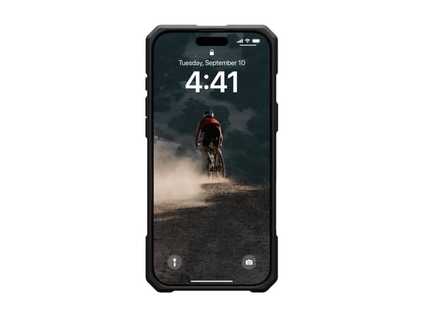 UAG Monarch Pro Kevlar Series - Baksidesskydd för mobiltelefon - robust - MagSafe-kompatibilitet - polykarbonat, DuPont Kevlar, granulerat läder, kol