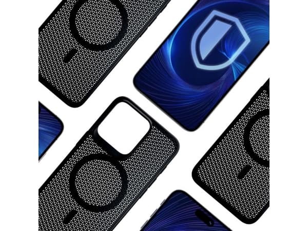 3MK COOLing MagCase pro, Cover, Apple, iPhone 16 Pro Max, 17.5 cm (6.9"), Black