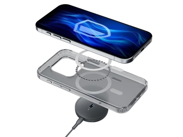 3MK Frosty MagCase, Omslag, Apple, iPhone 16 Pro, 16 cm (6.3"), Transparent, Vit