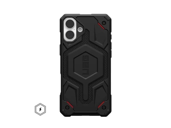 Urban Armor Gear Monarch Pro kevlar, Etui, Apple, iPhone 16 Plus, 17 cm (6.7"), Sort