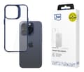 Miniatyrbilde 1 av 3: 3MK Satin Armor Case+, Omslag, Apple, iPhone 15 pro, 15,5 cm (6.1"), Blå, Transparent