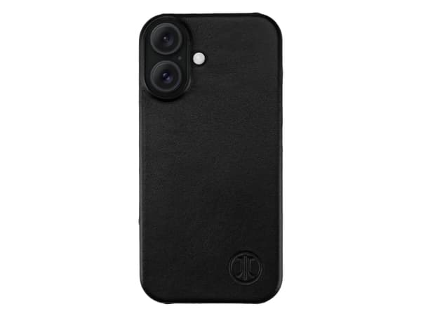 JT BERLIN BackCase Kreuzberg, Cover, Apple, iPhone 16 Plus, 17 cm (6.7"), Black