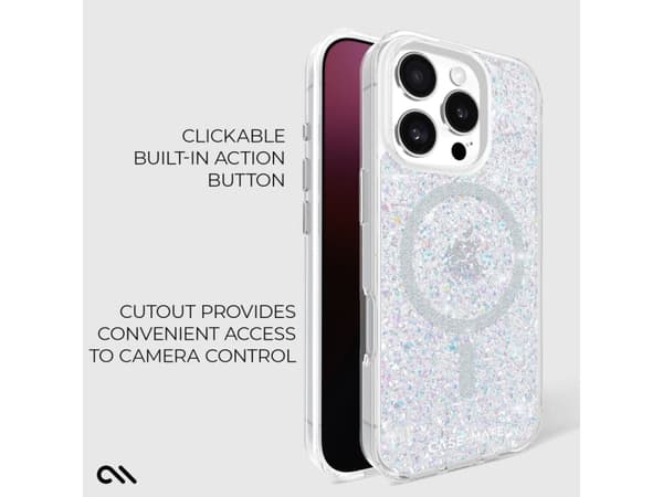 Case-mate CM054418, Omslag, Apple, iPhone 16 Pro, 16 cm (6.3"), Silver