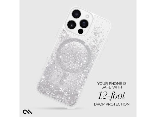 Case-mate CM054612, Etui, Apple, iPhone 16 Pro Max, 17,5 cm (6.9"), Sølv, Gjennomsiktig