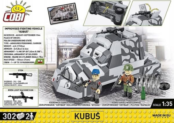 XXX_Cobi Blocks (Cobi) Blocks Improviserad pansarbil Kubuś Warszawaupproret