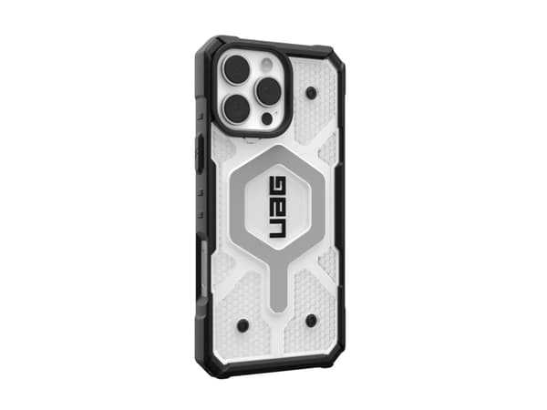 Urban Armor Gear Pathfinder, Omslag, Apple, iPhone 16 Pro Max, 17,5 cm (6.9"), Svart, Transparent