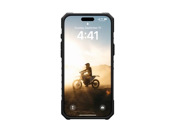 Urban Armor Gear Pathfinder, Omslag, Apple, iPhone 16 Pro Max, 17,5 cm (6.9"), Svart, Transparent