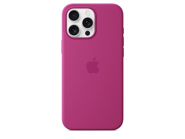 Apple silikondeksel med MagSafe for iPhone 16 Pro Max - fuchsia, deksel, Apple, iPhone 16 Pro Max, 17,5 cm (6,9"), Fuchsia
