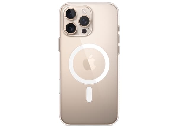 Apple - Baksidedeksel for mobiltelefon - MagSafe-samsvar - polykarbonat - blank - for iPhone 16 Pro Max