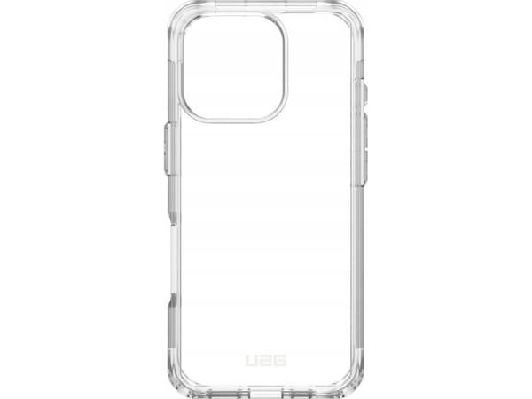Urban Armor Gear Plyo Case Mobiltelefon backcover Apple iPhone 16 Pro Ice, Transparent Induktiv opladning 114484114343