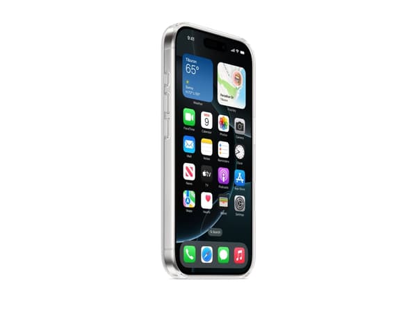 Apple - Baksidesskydd för mobiltelefon - MagSafe-kompatibilitet - polykarbonat - klar - för iPhone 16 Pro