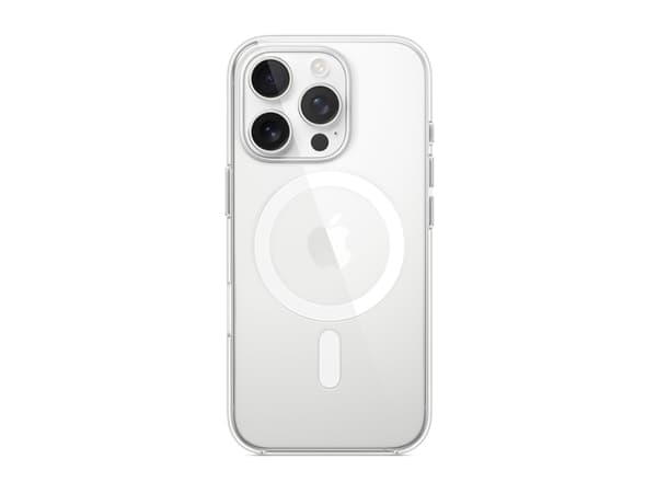 Apple - Baksidesskydd för mobiltelefon - MagSafe-kompatibilitet - polykarbonat - klar - för iPhone 16 Pro