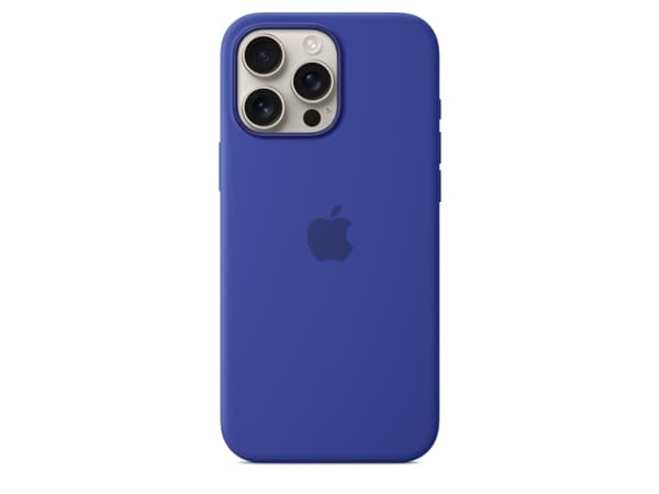 Applen silikonikotelo MagSafella iPhone 16 Pro Maxille - Ultramarine, kansi, Apple, iPhone 16 Pro Max, 17,5 cm (6,9"), sininen
